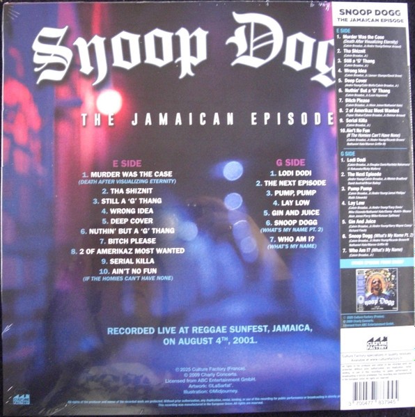 Snoop Dogg - The Jamaican Episode (2025 RSD VINYL) - HIP HOP