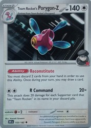 Team Rocket's Porygon-Z 155/182 Destined Rivals