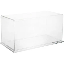 Plymor Clear Acrylic Display Case with Clear Base, 10" x 5" x 5"