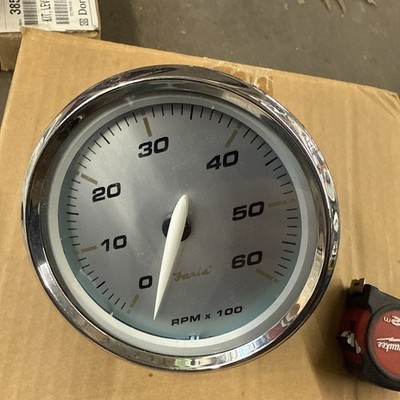 Faria Kronos 4 3/4 Tachometer 6000 RPM 1718000  TC9984A Mercruiser  Bayliner