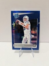 2020 Panini Donruss Optic - Rated Rookies Jacob Eason #162 Blue Hyper Prizm (RC)