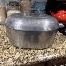 Wagner Ware Sidney-O-Magnalite 8 Quart 4265-P Roaster Dutch Oven w/ Lid