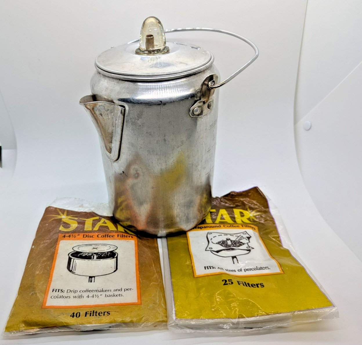 Coleman Lightweight Stainless Steel 9-Cup Coffee Pot Percola