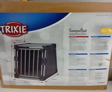 Trixie Transport Box Aluminium Dog Boot Crate Mobile Pet Carrier Medium/large