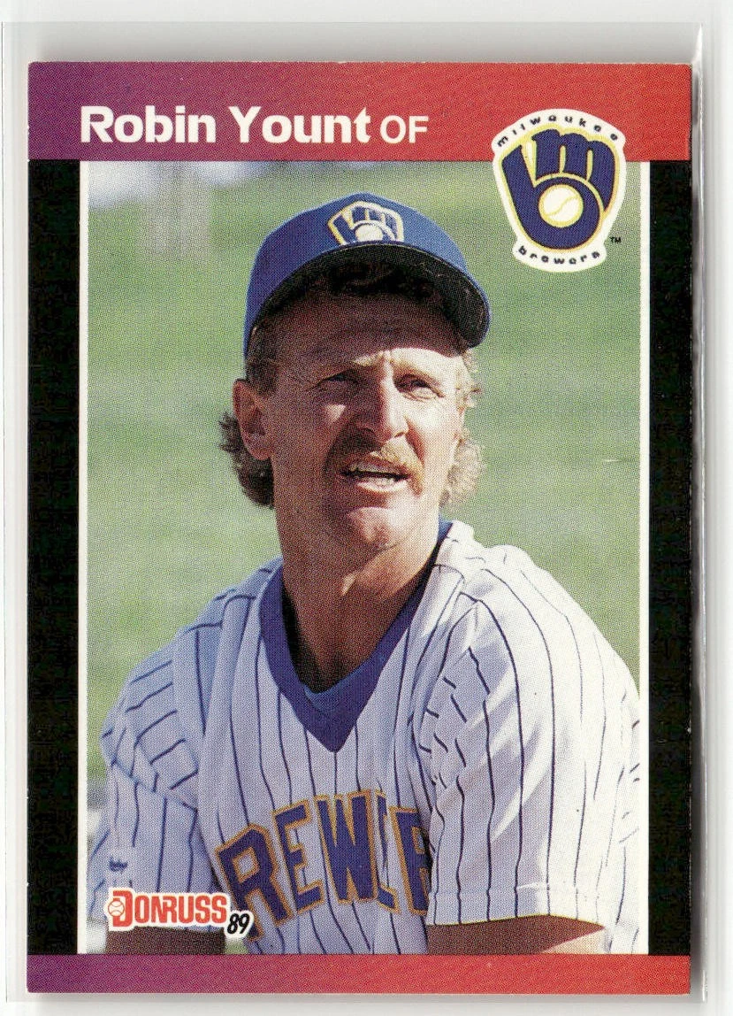 1989 DONRUSS #55 ROBIN YOUNT MILWAUKEE BREWERS