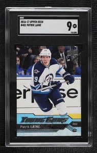 2016-17 Upper Deck Young Guns Patrik Laine #451 SGC 9 MINT Rookie RC