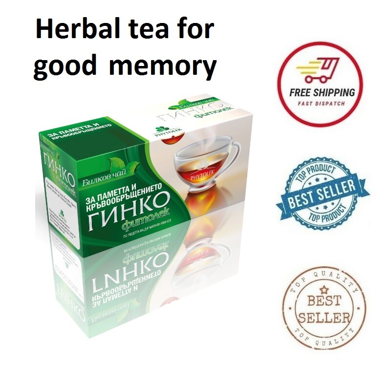 Phytolek Herbal Tea From Ginkgo For Good Memory Cold Limbs And Blood Circulation