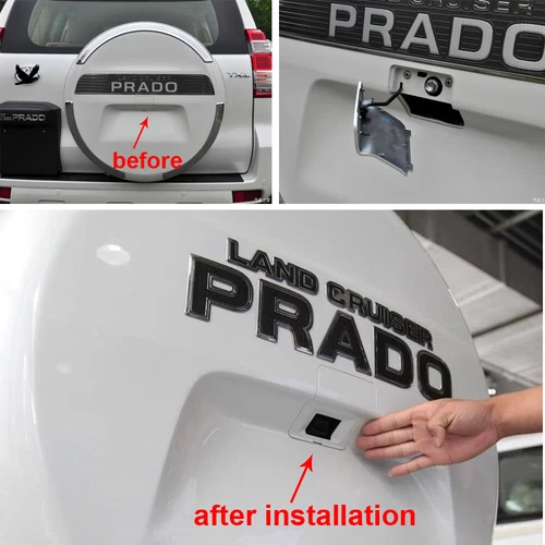 Car Camera Rear View Paking CCD for Toyota land Cruiser Prado On Spare Tire GPS - Bild 4 von 4