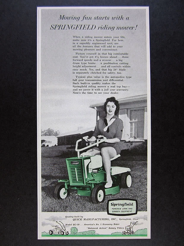 Springfield riding mower sale