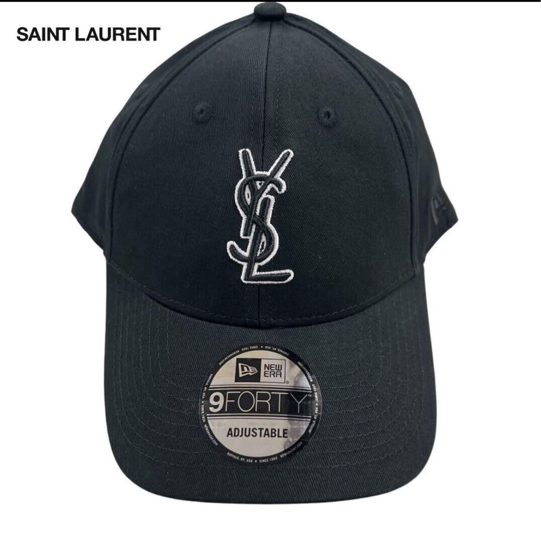 YSL Saint Laurent New Era Collaboration Cap Black 9FORTY YSL Saint Laurent New Era Collaboration Cap Black 9FORTY