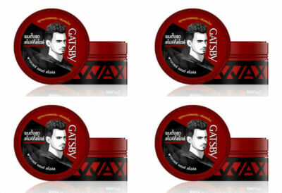 4 x GATSBY Hair Styling Wax Power and Spikes From JAPAN 75 g. | eBay