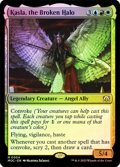 MTG FOIL Kasla, the Broken Halo - March of the Machine