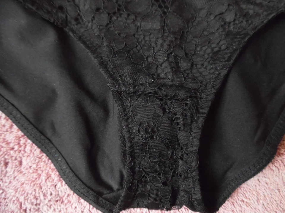 DOS BRAGAS HIPSTER DE NYLON SPANDEX JESSICA SIMPSON 1-NEGRO,1-BLANCO GRANDES L Foto 4 de 4