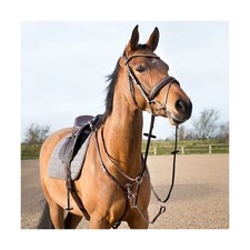 HORZE Adjustable 3-Point Breastplate Tan Horse