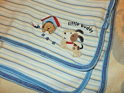 Kopen 4B 30x30 Carter's Little Buddy PUPPY DOGS Jersey Knit Receiving Baby Blanket