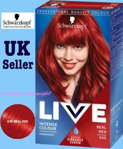 Schwarzkopf Live Hair Dye Colour Chart