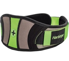 Image of Harbinger Women's 5" Contour FlexFit Weight Lifting Belt GreenBlackGray SIZE-XS
