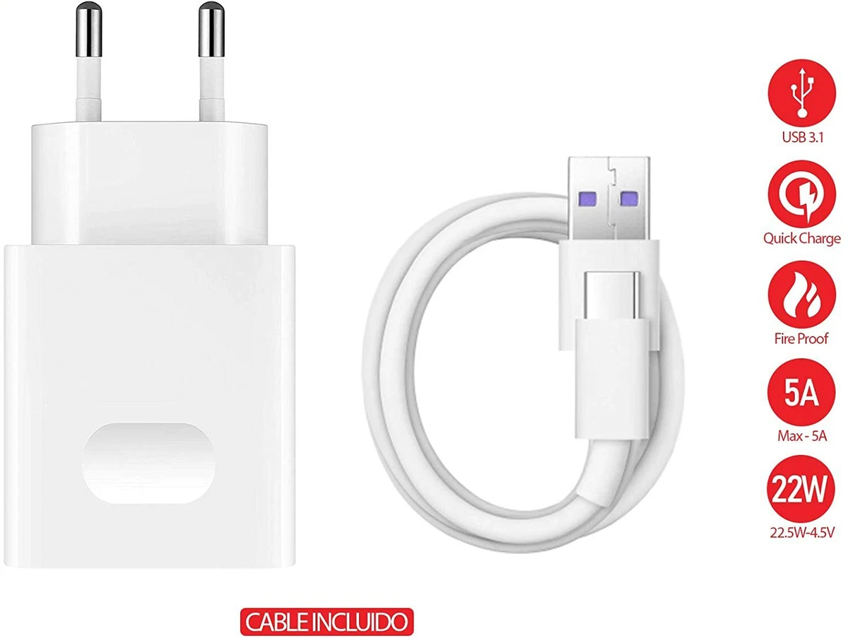 capítulo traje Violar Cargador Original Huawei AP81 Carga Rapida SuperCharge (5A) Tipo C para P10 Plus | eBay capítulo traje Violar Cargador Original Huawei AP81 Carga Rapida SuperCharge (5A) Tipo C para P10 Plus | eBay
