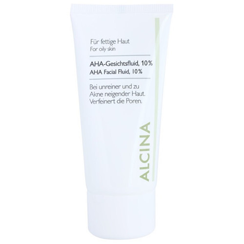 Alcina AHA Fluido Facciale 10% Crema Notte per la Pelle Donna 50ml