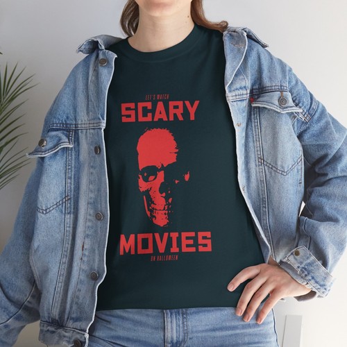 Scary Movies Halloween Horror Film Lover T-Shirt Movie Buff Fright Night Apparel - Picture 59 of 145