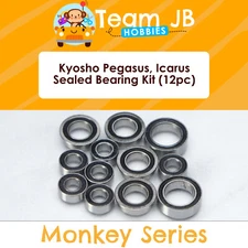 Kyosho Pegasus, Icarus - 12 Pcs Rubber Sealed Bearings Kit