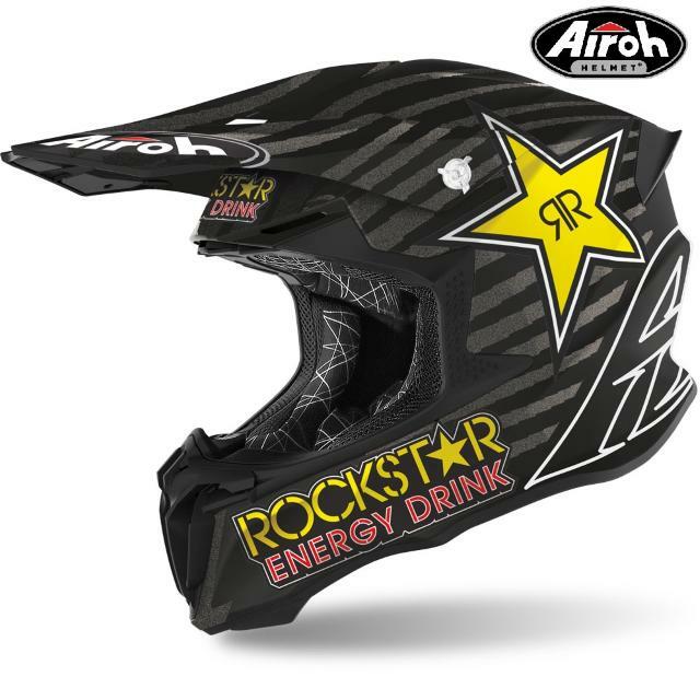 Casco Cross Offroad Enduro Integrale Airoh Twist 2.0 Rockstar 2020 Taglia S  | Acquisti Online su eBay