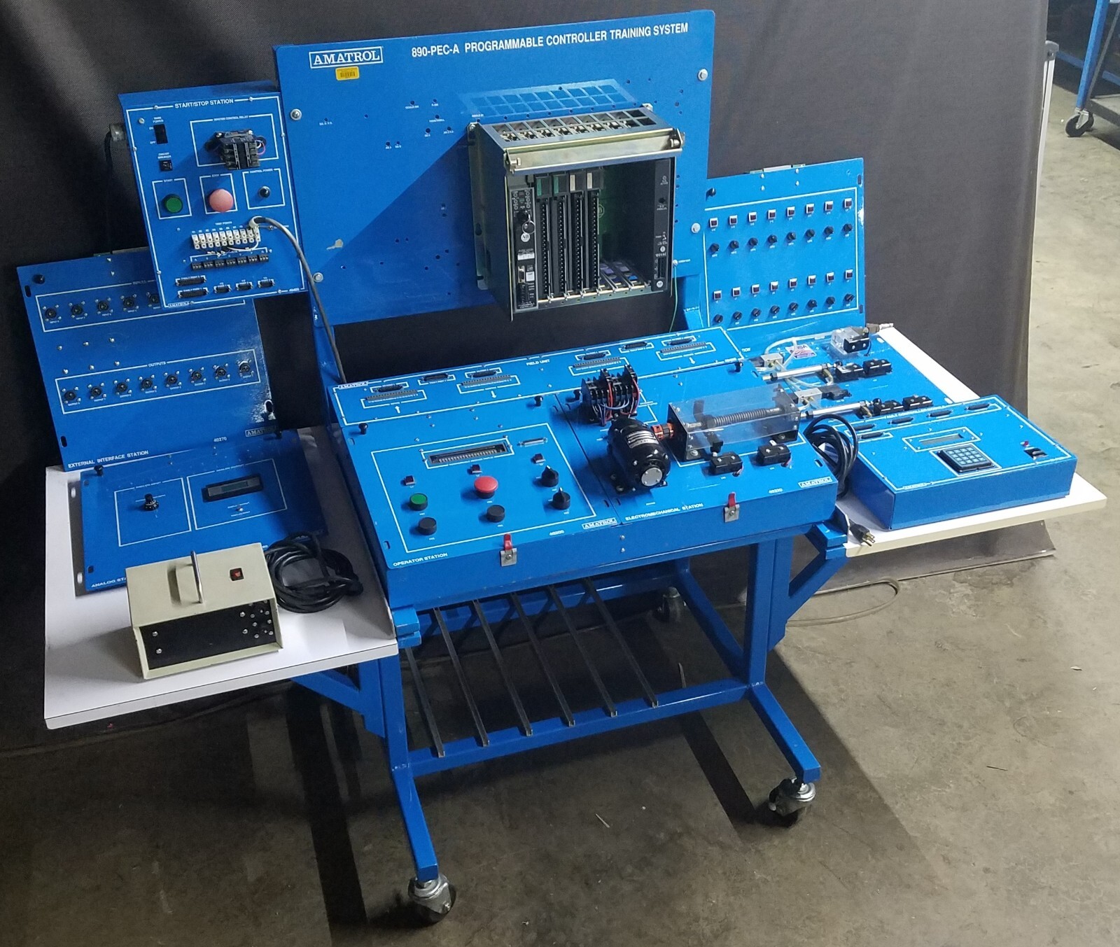 Amatrol 890PECA PLC Troubleshooting Workstation Trainer 2 eBay