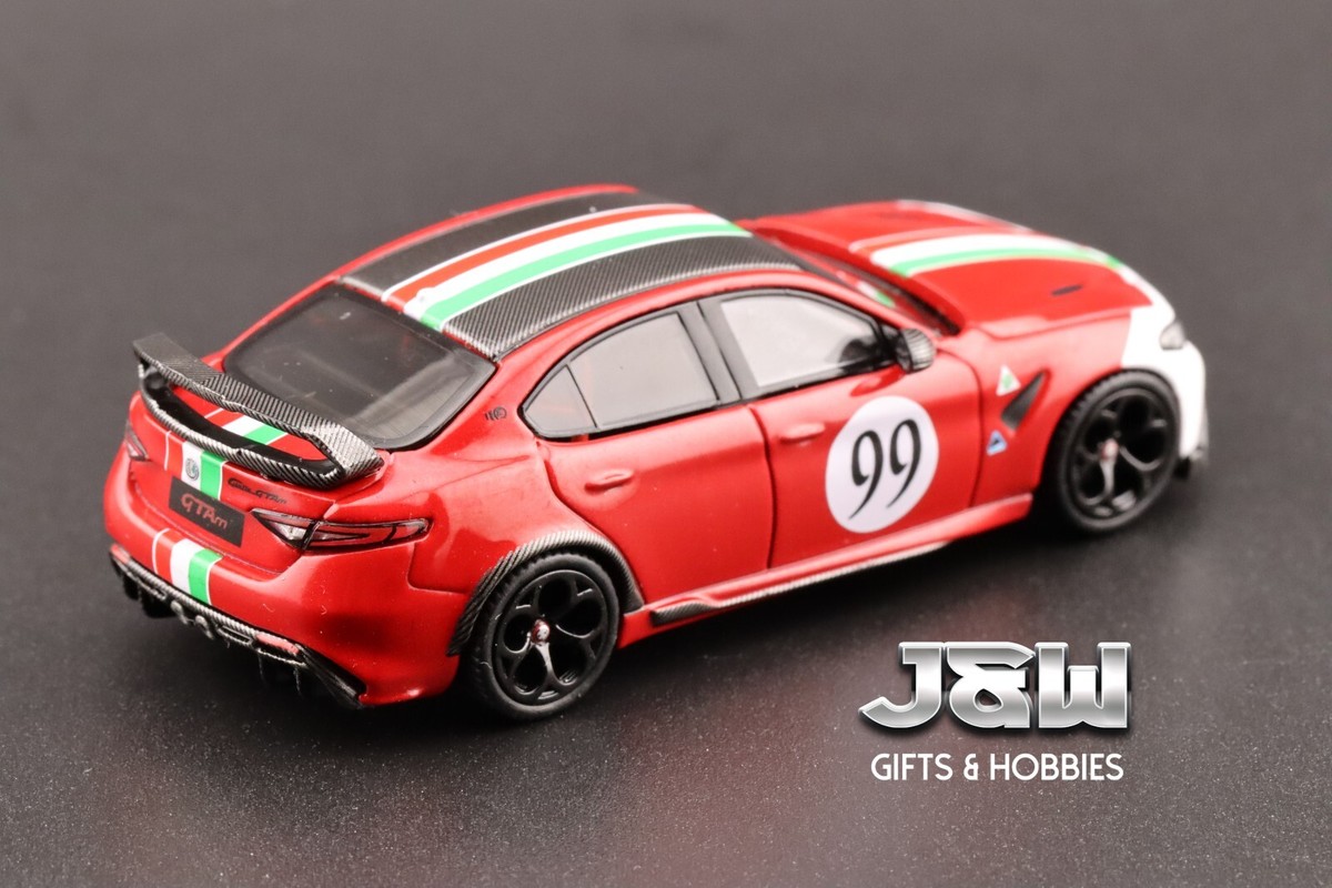 Miniature BBR BBRC247RC-21 - Alfa Romeo Giulia GTAM Rosso Competizione 1/43 - Neuve Sous Emballage