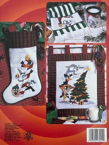 Brand New: Looney Tunes CHRISTMAS In Cross Stitch Leisure Arts 3024 - Picture 6 of 6