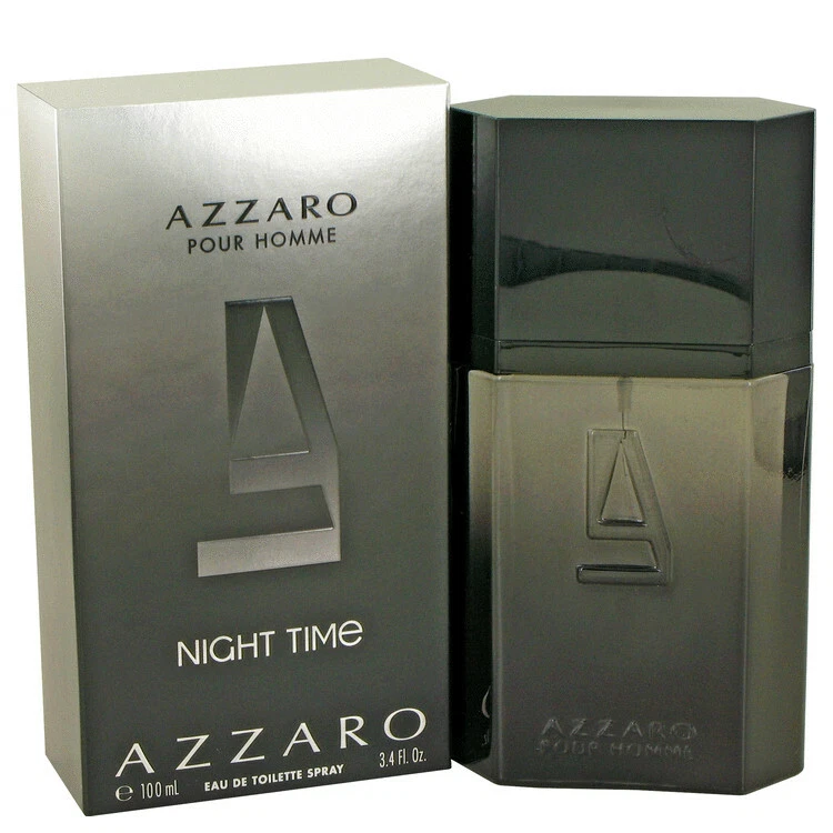 Spray EDT Azzaro Night Time colonia para hombre 3,4 oz/100 ml Foto 4 de 4