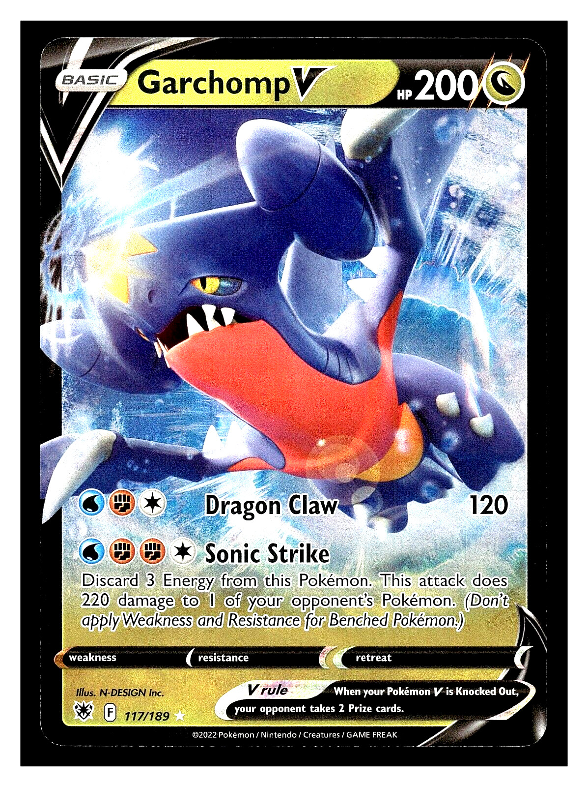 garchomp v pokemon card value Amazon.com: Pokemon - Garchomp V - TG23/TG30 - Astral Radiance - Trainer  Gallery main image 1