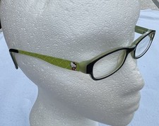 Hello Kitty Eyeglasses Frames Kids HK214-2 44-16-125 Girls Green Black SanRio