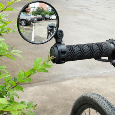 2Pcs Bicycle Mirror Handlebar Rearview Mirror Wide Angle 360 degree Rotate-lk