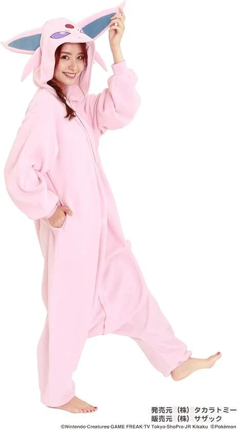 Pokemon Espeon Halloween Disfraz Juegos con disfraces Kigurumi Usar Unisex Talla M Foto 4 de 4