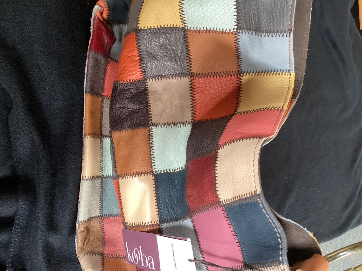 Kooba leather patchwork hobo hot sale