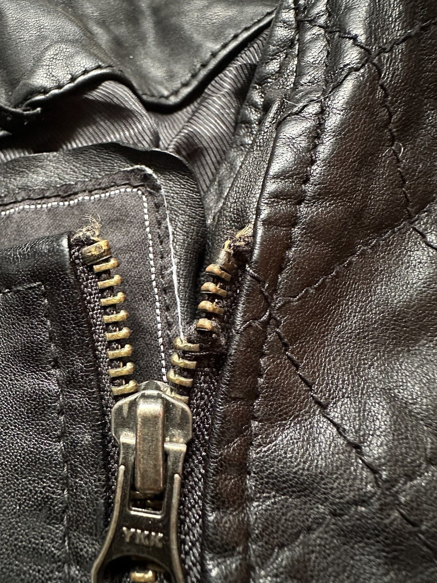 Women's Black Goosecraft Gallery 100% Leather Jacket Size S Women's Black Goosecraft Gallery 100% Leather Jacket Size S
