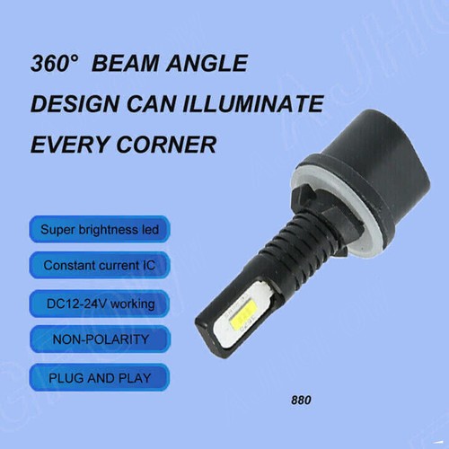 2PC 880 LED Fog/Driving Light Bulb 10000K LED White High Power 890 892 893 899 - Picture 10 of 13