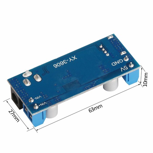 USB DC-DC Buck Step Down Volt Converter 10V-35V 12V 18V 24V to 5V 5A Regulator - Picture 8 of 8