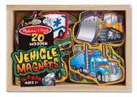 Melissa And Doug Wooden Vehicle Magnets In A Box (20 Pieces) , New, Free Shippin on sale Melissa And Doug Wooden Vehicle Magnets In A Box (20 Pieces) , New, Free Shippin on sale