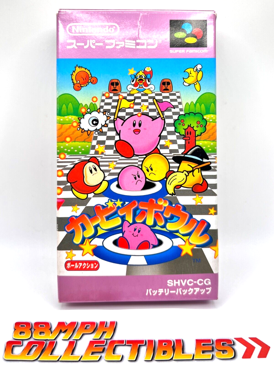 Jeu SUPER FAMICOM Kirby's Dream Course (Kirby Bowl) - Version Japonaise NTSC-J, Très Bon état