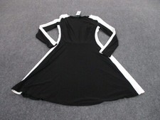 Ralph Lauren Dress Adult 6 Black White Stretch Pullover Casual Modern Womens NEW