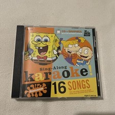 Nickelodeon The Singing Machine Sing Along Karaoke CD G Spongebob Rugrats 2004