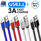 USB-C Type C 3.1 Data Cable Fast Charging for Samsung s24 S23 S22 S21 S20 Ultra