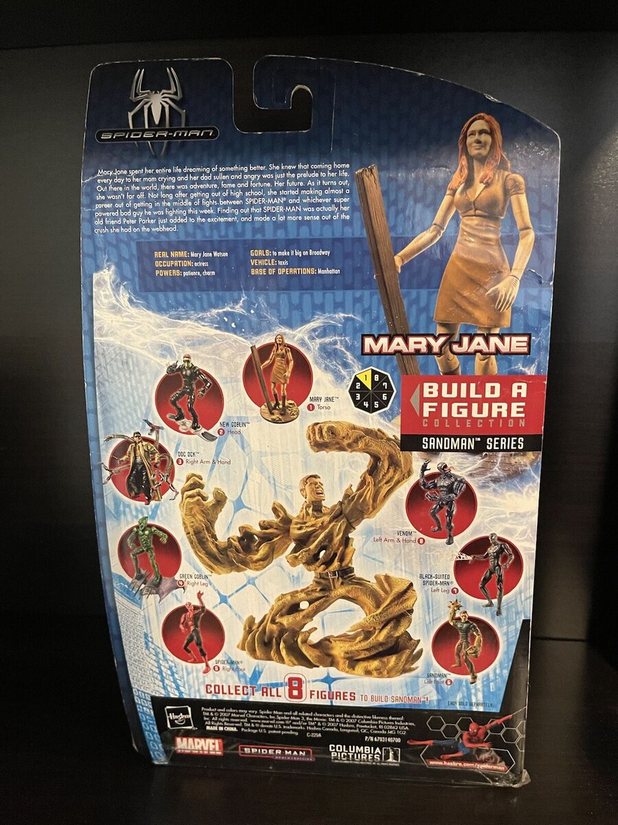 Spider-man 3 Mary Jane Figure Sandman BAF Series Hasbro 2007 Spider-man 3 Mary Jane Figure Sandman BAF Series Hasbro 2007