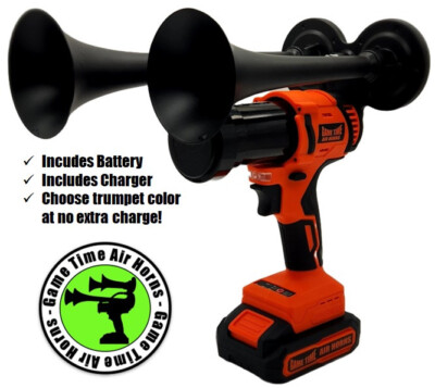 Impact Drill Train Air Horn 20v Orange Dual + Battery + Charger