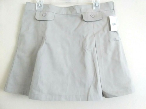 Girl's Basic Editions Skort Skirt Pleated Front School Uniform Size 20 New NWT - Picture 4 of 8