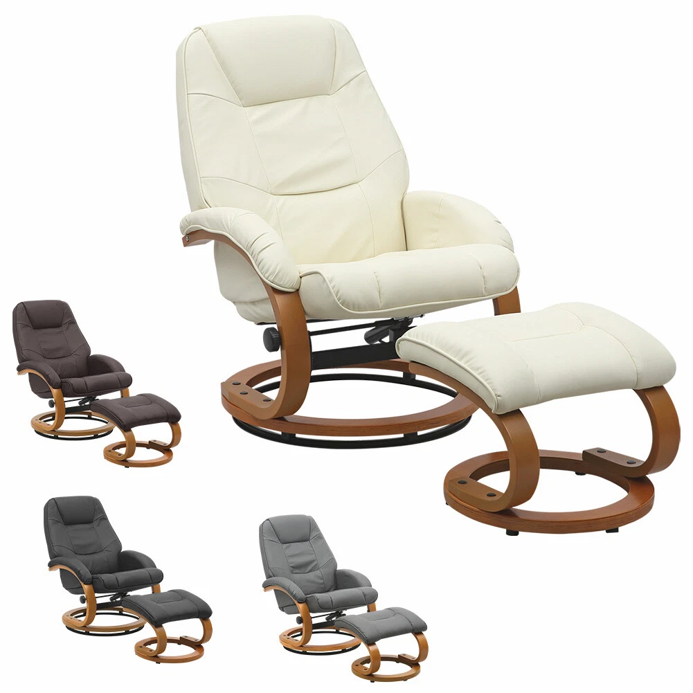 Leather glider and ottoman set cheap