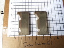Pair Moulder Blades Bits Knives 5/16" Corrugated Back Shaper Router Profile