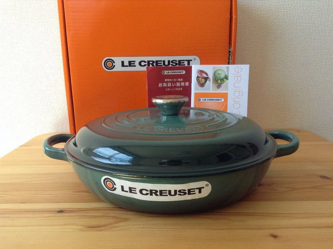 tofu beskyttelse Stor eg Le Creuset Shallow Casserole 26cm 2L 2.5 qt Artichoke Purple Cast Iron  Braiser | eBay