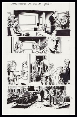 Captain America Vol 5 #21 page 19 art by Steve Epting Agent 13 